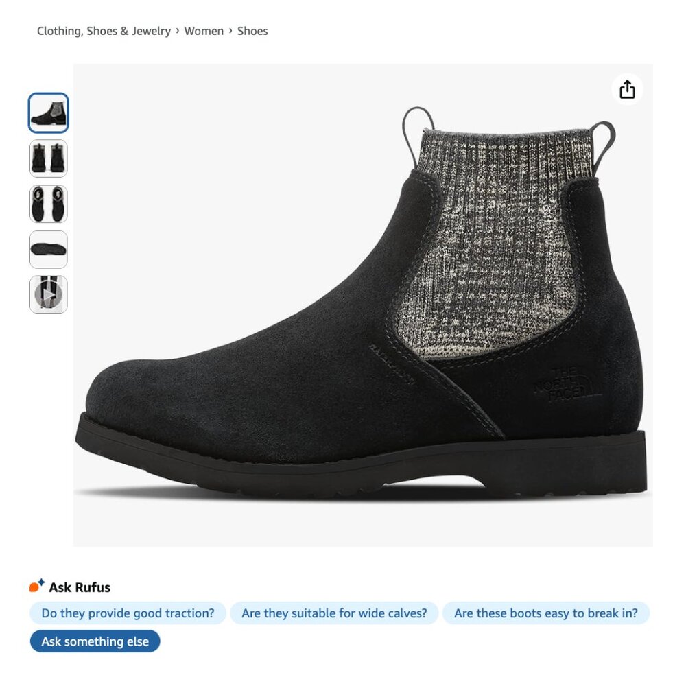 NTHE NORTH FACE Ballard III Waterproof Chelsea Boot Size 7.5